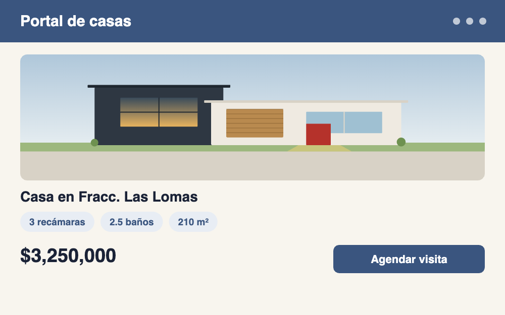 Portal de casas vista 2
